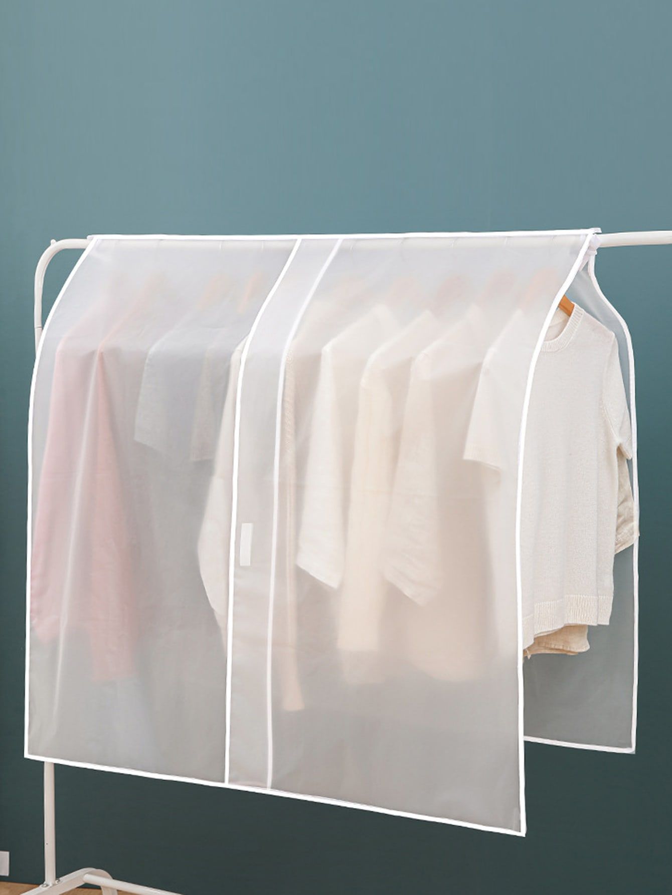 1 peça Fundas de ropa ropa minimalista transparente para casa