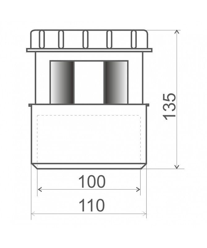 Aérateur À Membrane – Pour Tube Diam. 100 – 110