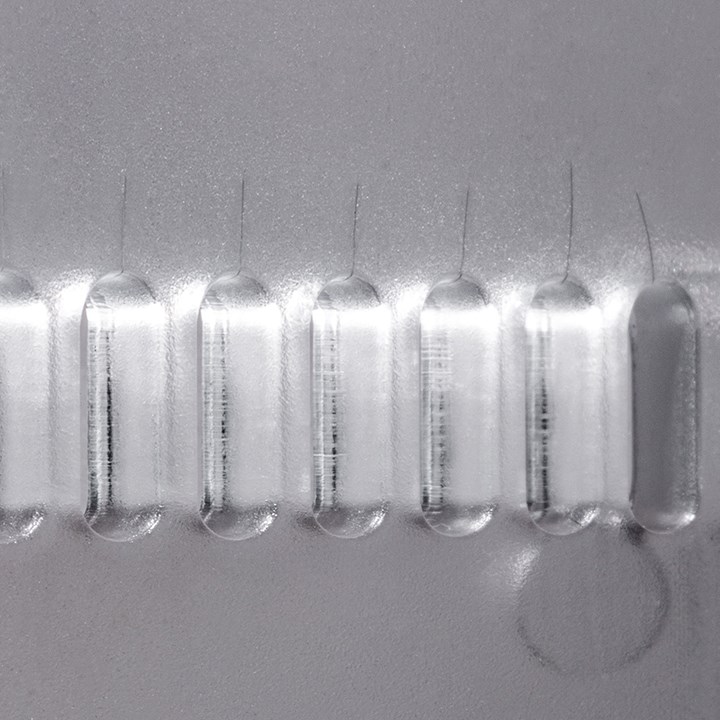 molded part knit lines