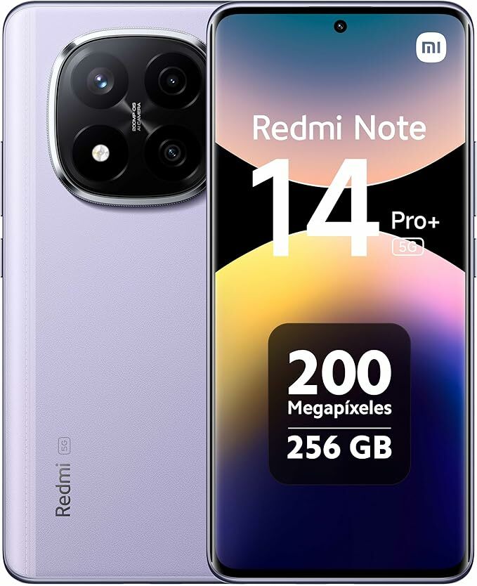 Xiaomi Redmi Note 14 Pro Plus, 5G Smart Phone, 8 GB RAM 256 GB, câmara de 200 MP