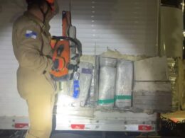 PRF apreende 3 toneladas de maconha em caminhão na BR-116