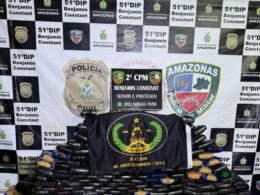 AM prende homem com 226 kg de drogas em barco frigorífico no AM