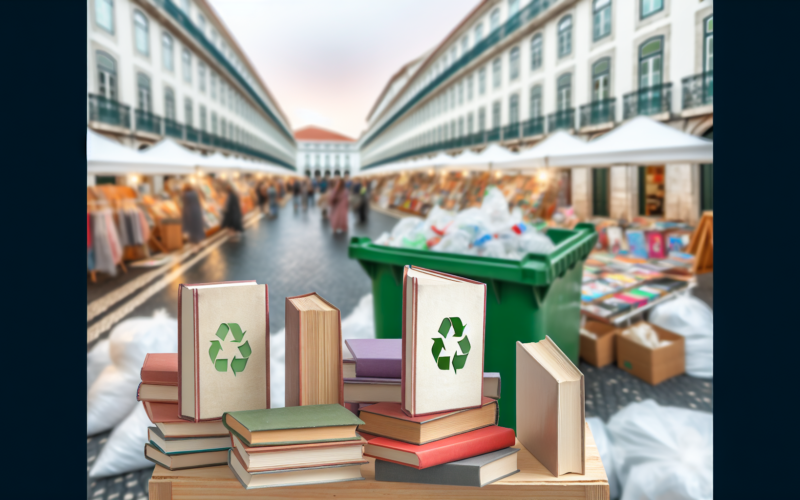 Transforme plástico em conhecimento: como uma feira de livros em Lisboa impulsiona a reciclagem e a conscientização!
