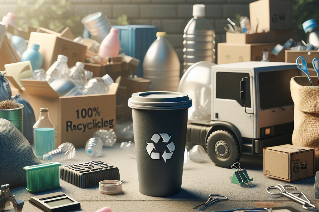 Copo de plástico 100% reciclável oferece troca de resíduos por itens escolares em nova iniciativa sustentável. Copo de plástico 100% reciclável oferece troca de resíduos por itens escolares em nova iniciativa sustentável.