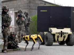 Cão-robô da Boston Dynamics faz teste de combate com exército francês_606f4891b5801.jpeg
