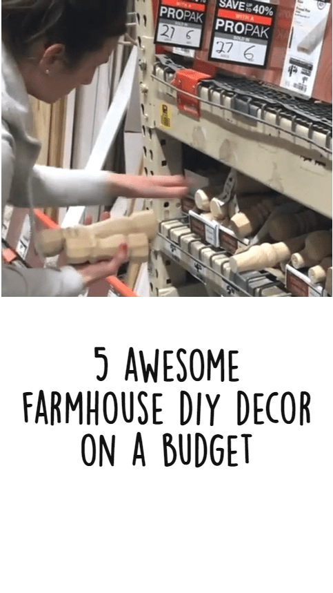 5 Awesome Farmhouse DIY Decor on a Budget