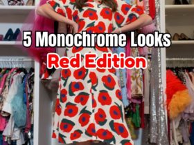 5 Monochrome Red Looks