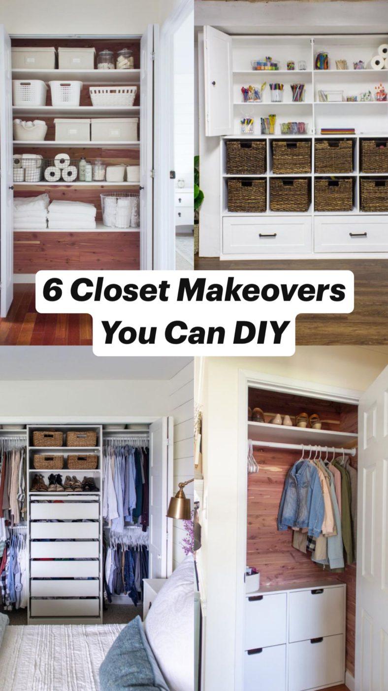 6 Closet Makeovers You Can DIY