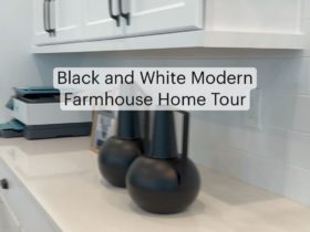 Black and White Modern Farmhouse Home Tour