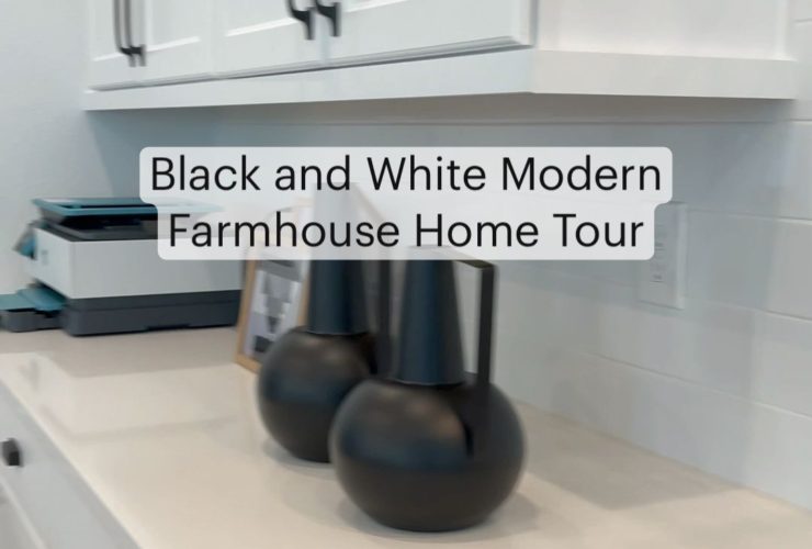Black and White Modern Farmhouse Home Tour