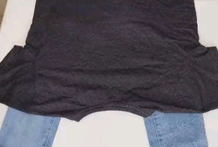 how to fold shirts & Jeans