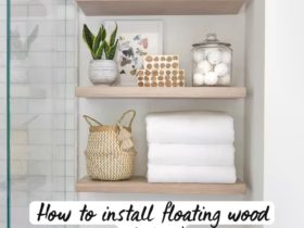 How To Install Floating Wood Shelves!