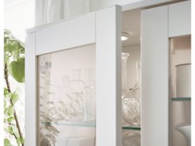 IKEA – BRIMNES Móvel com porta de vidro, Branco