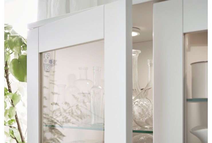 IKEA – BRIMNES Móvel com porta de vidro, Branco