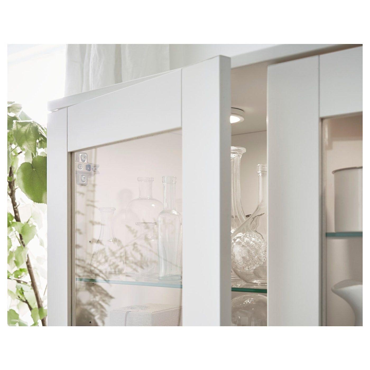 IKEA – BRIMNES Móvel com porta de vidro, Branco