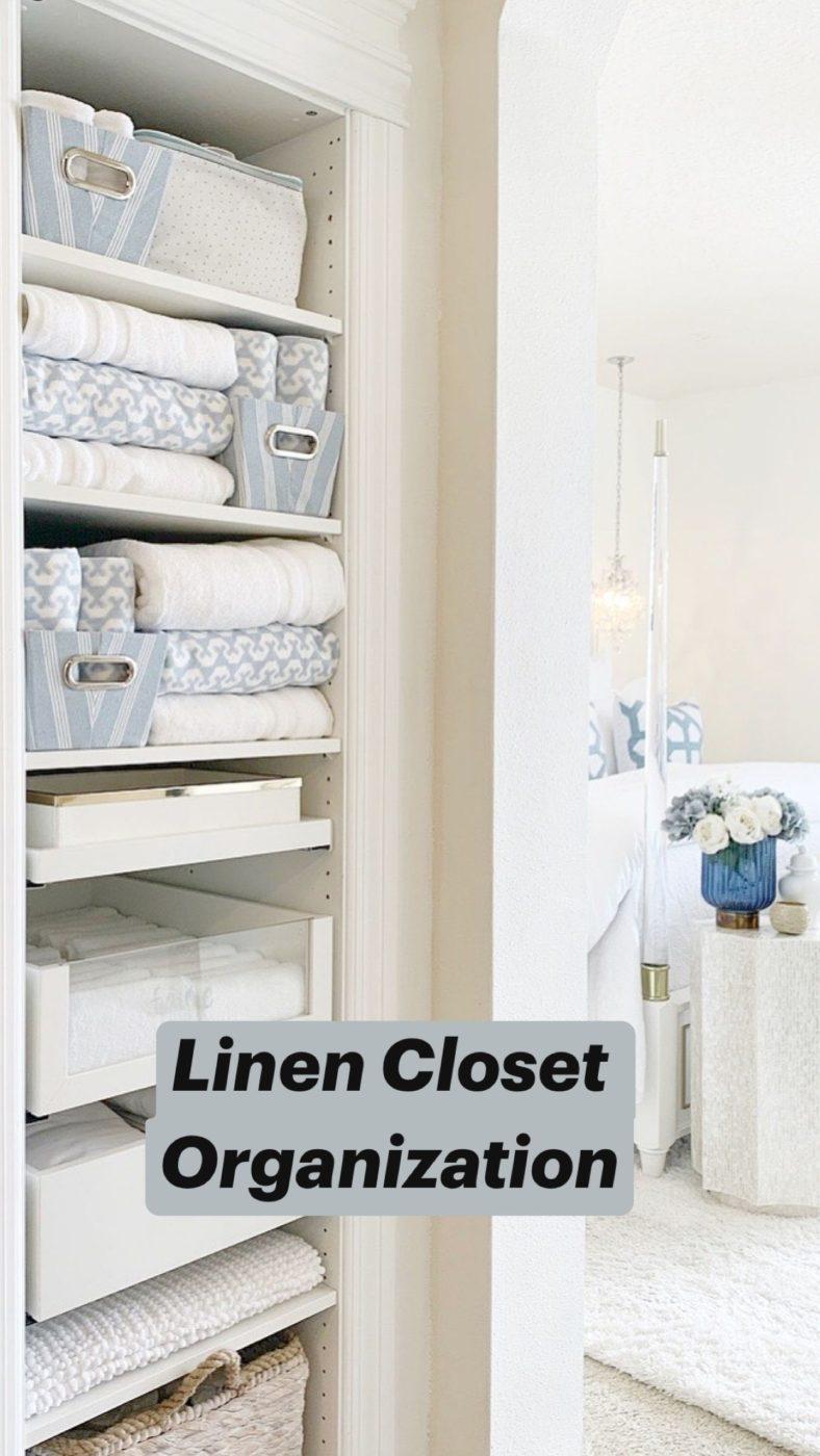 Linen Closet Organization