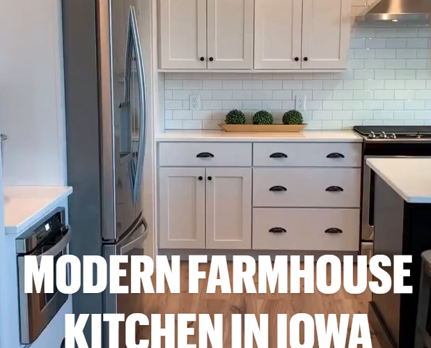 Modern Farmhouse Kitchen in Iowa