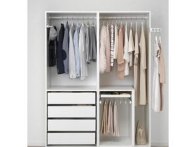 PAX Wardrobe – white 68 7/8×22 7/8×93 1/8 “