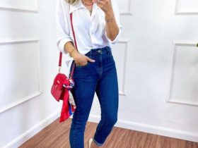 Tábata Bueno: CAMISA BRANCA E CALÇA JEANS: A MELHOR COMBINAÇÃO!