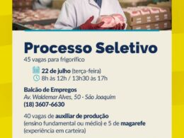 Araçatuba tem mutirão com 45 vagas em frigorífico nesta terça-feira