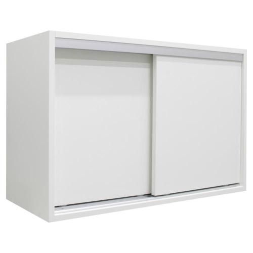 Armário Aéreo Multiuso 70cm 2 Portas De Correr 100% Mdf – Belli Móveis