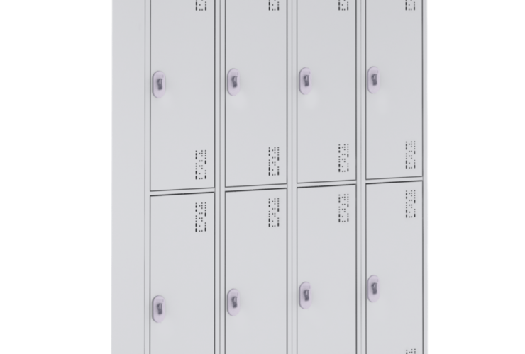 Armário Roupeiro De Aço 8 Portas Grande Vestiário Academia Locker – Montavel