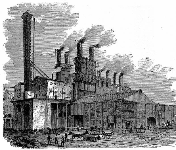 As fábricas nos inícios da Revolução Industrial