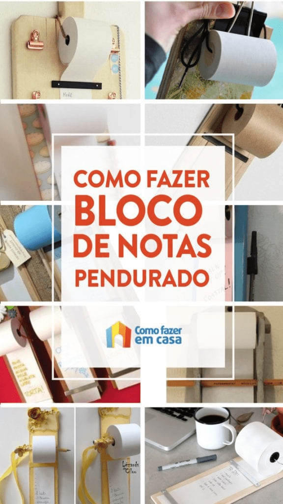 Bloco de notas suspenso personalizado – Como fazer em casa