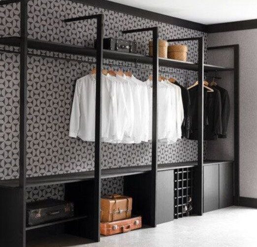 Closet masculino: como organizar com praticidade + 75 fotos para inspirar!  |  Bolhas da moda