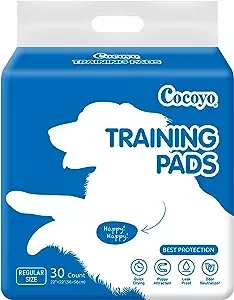 COCOYO Best Value Training Pads 30 unidades | Almofadas para xixi de cachorro | Almofadas superabsorventes para filhotes