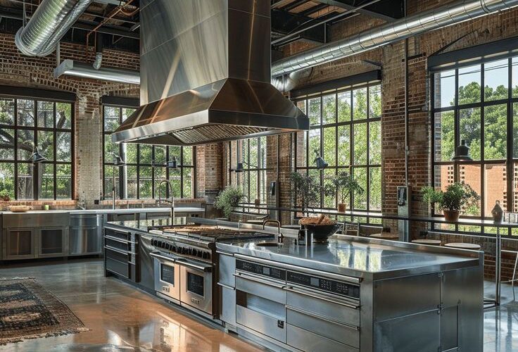 Cozinha de estilo industrial: infundindo sua casa com charme industrial ousado