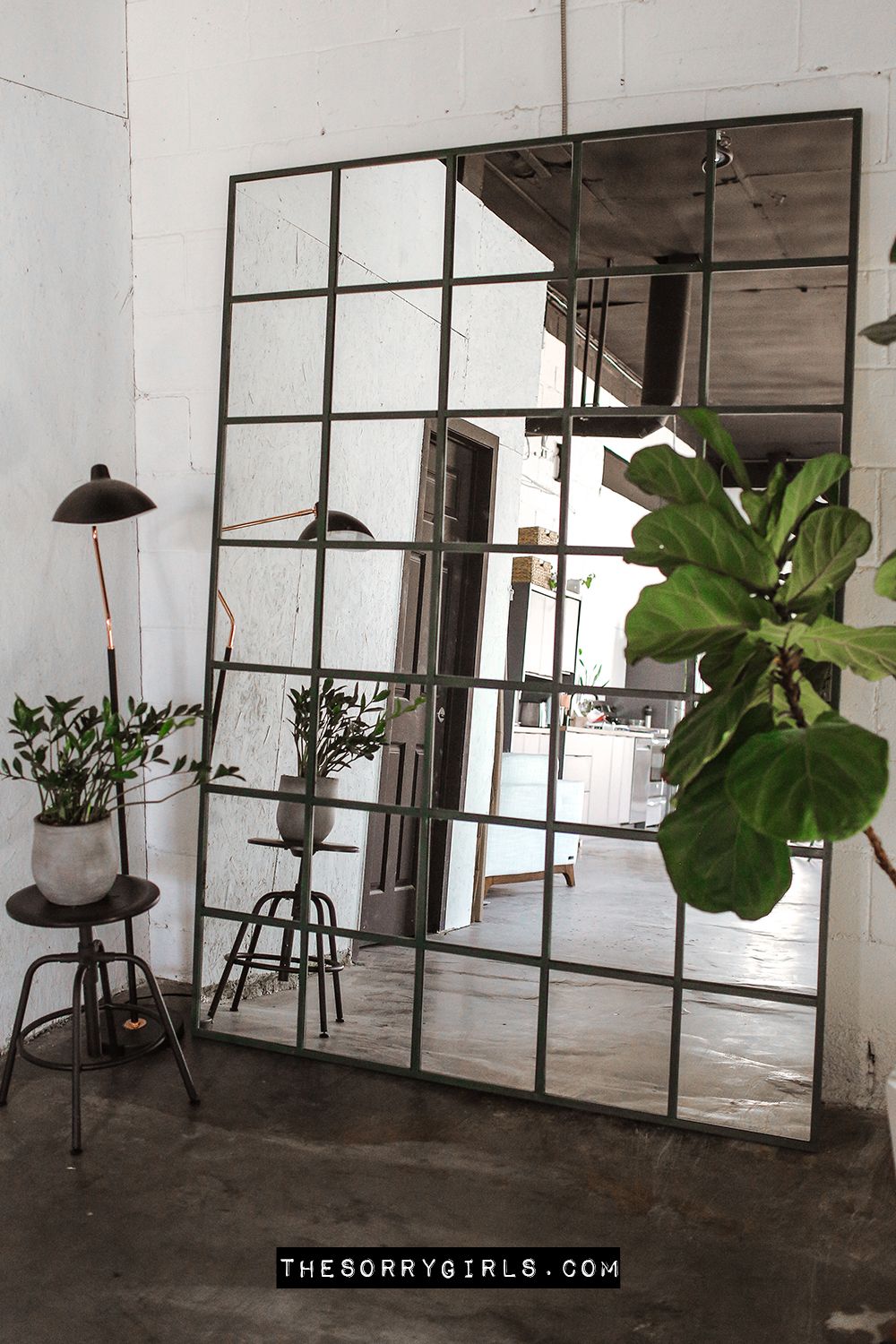 Espelho Industrial DIY IKEA Hack