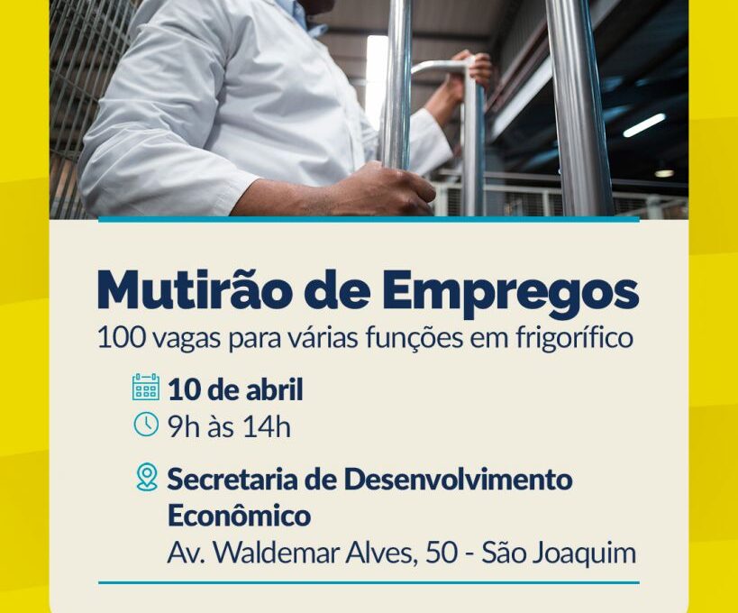 Frigorífico Humaitá disponibiliza 100 vagas de emprego em mutirão realizado na região