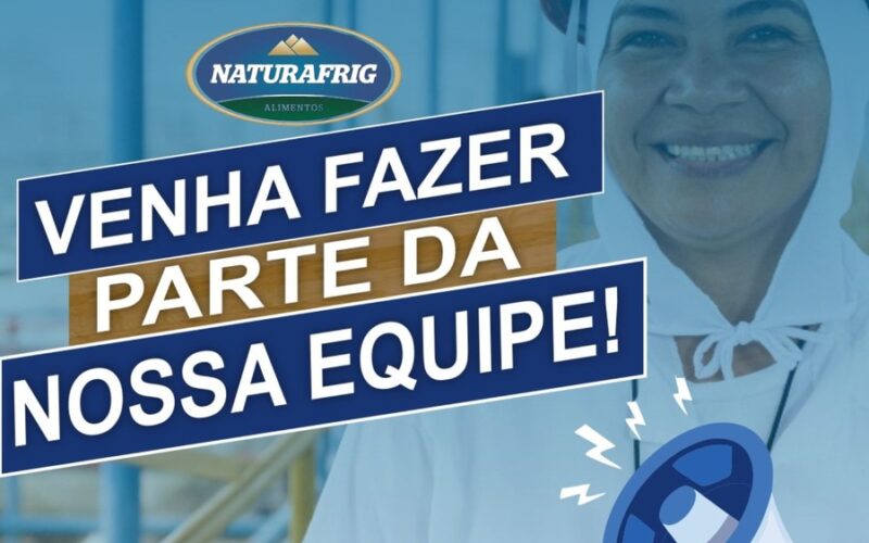 Frigorífico Naturafrig de Nova Andradina abre 60 vagas de emprego em diversas áreas para recrutamento imediato