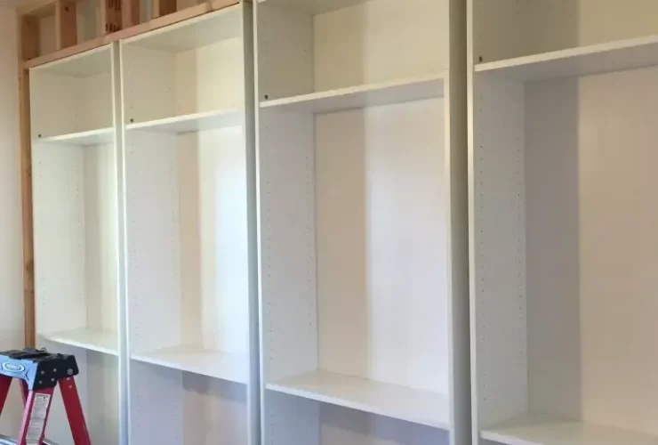 IKEA Billy Bookcase Hack: Lindos DIY Built-ins Wall