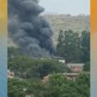 Incêndio em frigorífico mobiliza Bombeiros na Grande BH