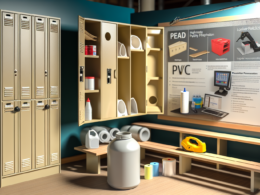 PEAD x PVC: escolha o material certo para armário de vestiário