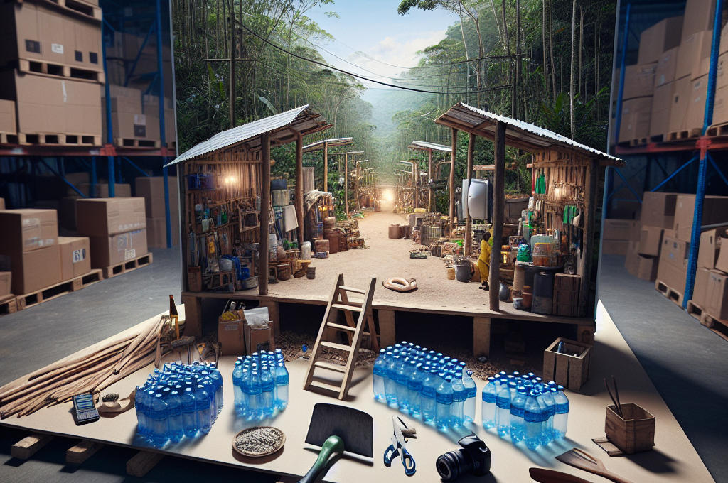 Projeto utiliza garrafas PET e PVC para levar energia elétrica a comunidades da Amazônia.