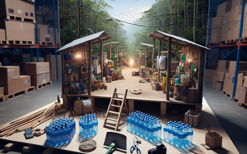 Projeto utiliza garrafas PET e PVC para levar energia elétrica a comunidades da Amazônia.