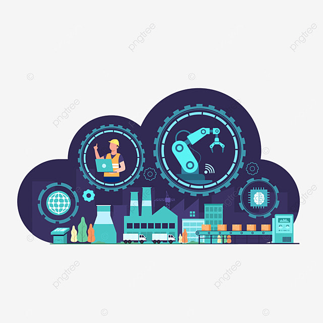 Sistema de controle de acesso Vector Art PNG, Infográfico de controle de sistema de tecnologia da indústria 40, Tecnologia sem fio, Roupa de dormir, Imagem PNG de robô para download gratuito