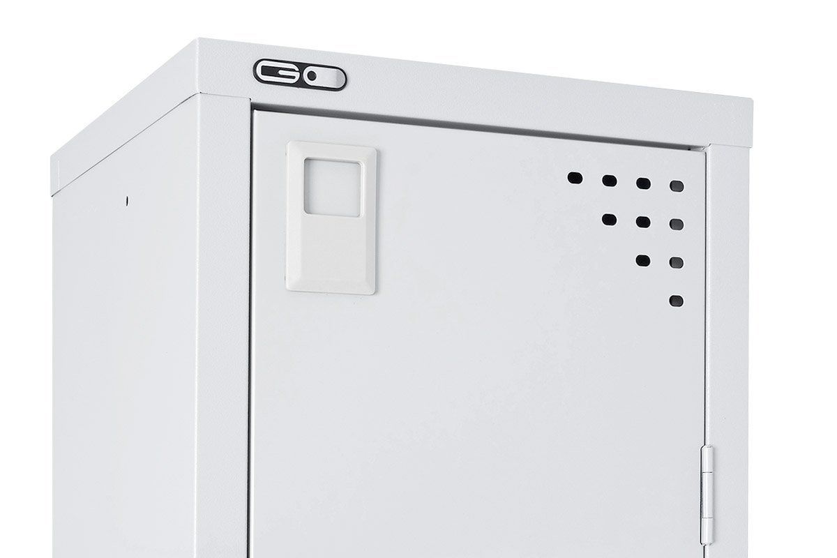 Sonic Metal Locker Porta de 4 níveis – Simples – branco