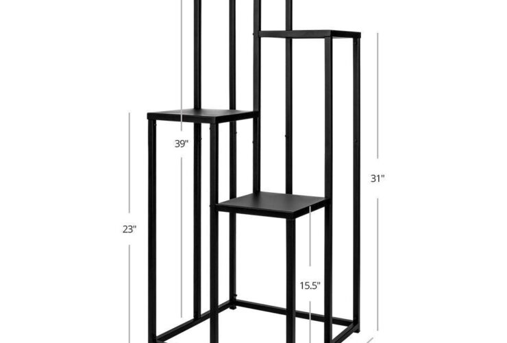 Suporte para plantador moderno de 4 níveis, conjunto de 1