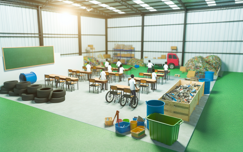 Transformando Lixo em Esperança: Cadeiras Escolares e de Rodas que Mudam Vidas com Plástico Reciclado!