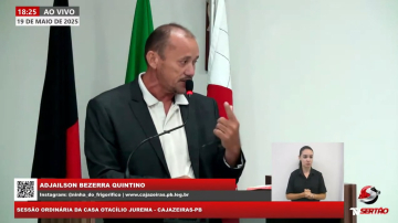Vereador Ninha do Frigorífico cobra ações do governo e confronta Luzia Trajano sobre obras paradas em Cajazeiras